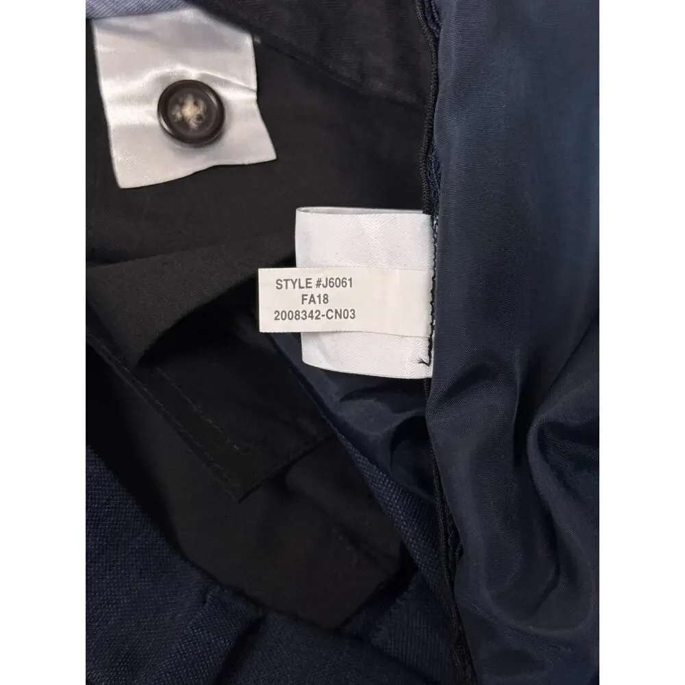 New J Crew Ludlow Slim Dress Pants 32 x 34 Mens Blue Stretch Wool Trouser